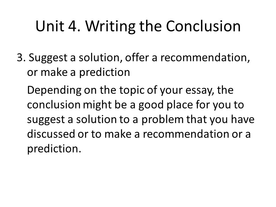 Proposing A Solution Essay