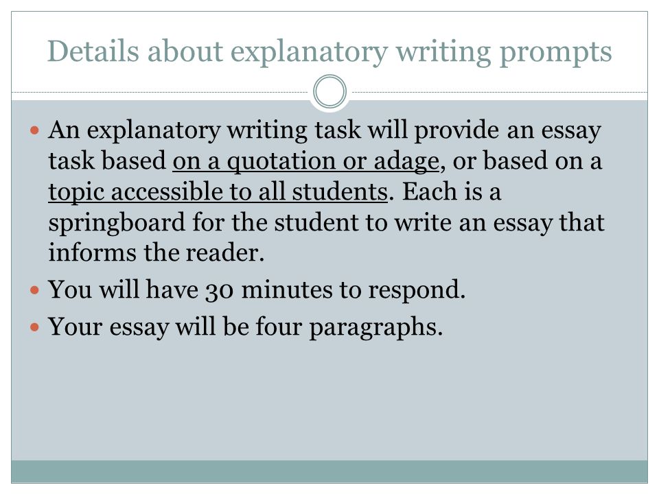 Essay Writings In English Explanatory Informative Writing Requirements Goal Write Child Poverty Essay Definition Happiness Essay Essay On Family Graduating High School Essay also Advanced English Essay Modules Speeches Essay Essays Words Essay Explanatory Topic Essays On Health Care Reform