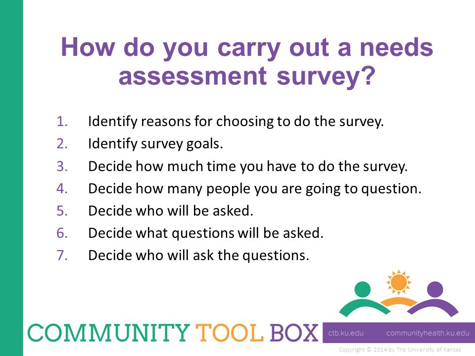needs assessment survey questions