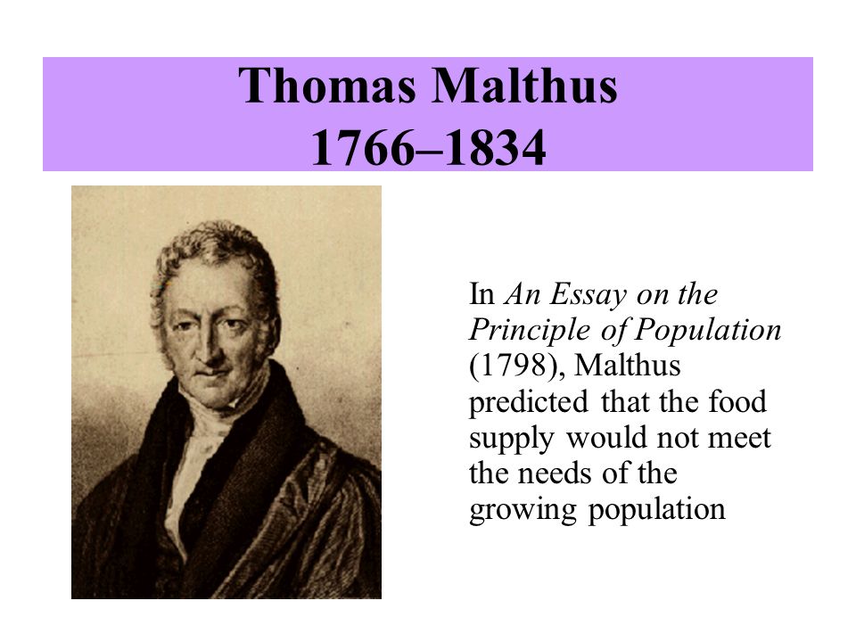 malthus first essay on population 1798 malthus first essay on population 1798