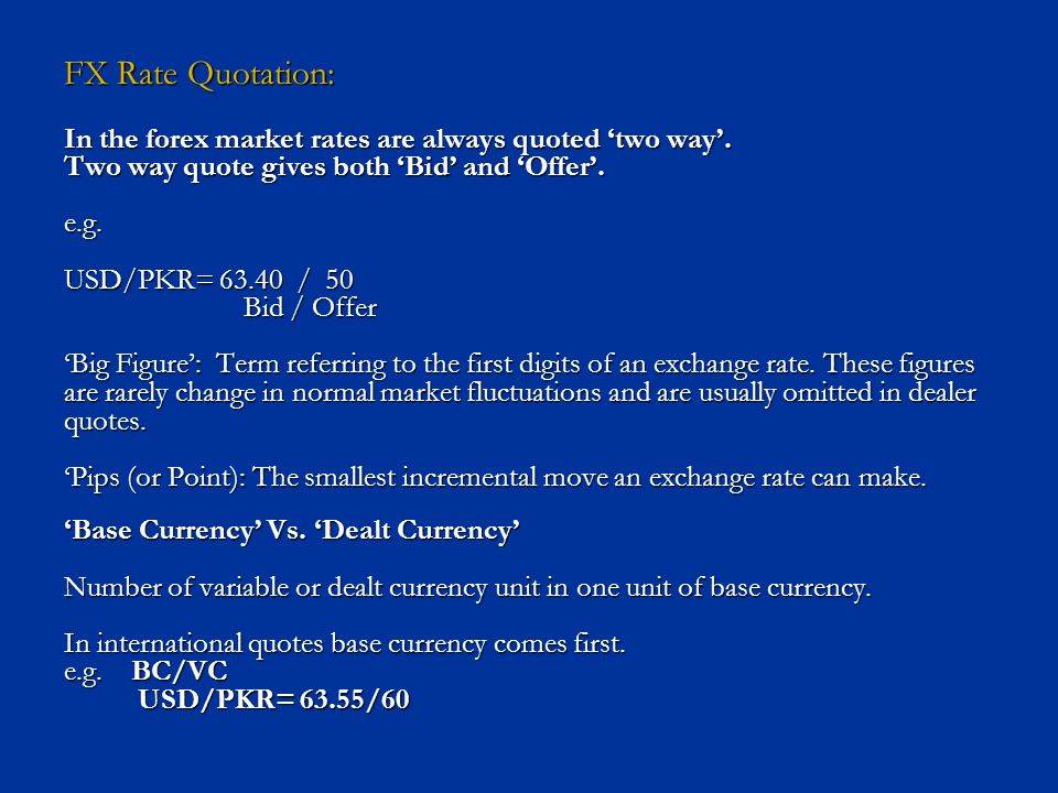 foreign exchange quotation foreign exchange quotation