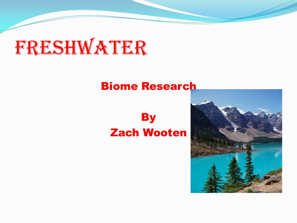 Freshwater Biome Research By Zach Wooten