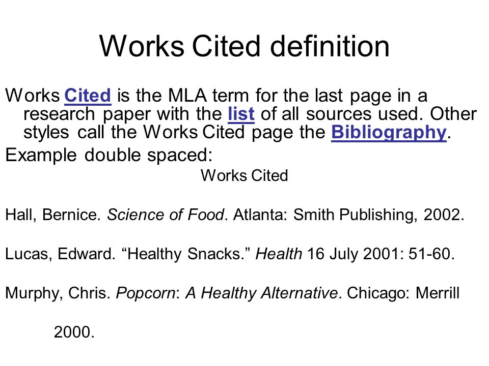 sophomore cp research database research on famous non author works cited list definition