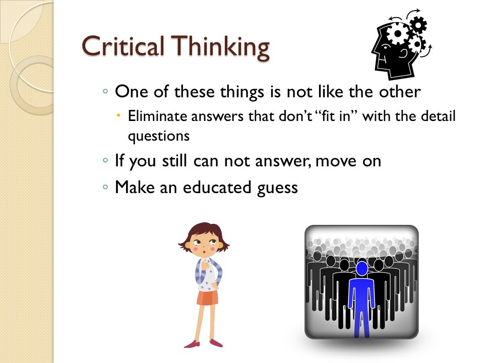 Scan critical thinking strategy