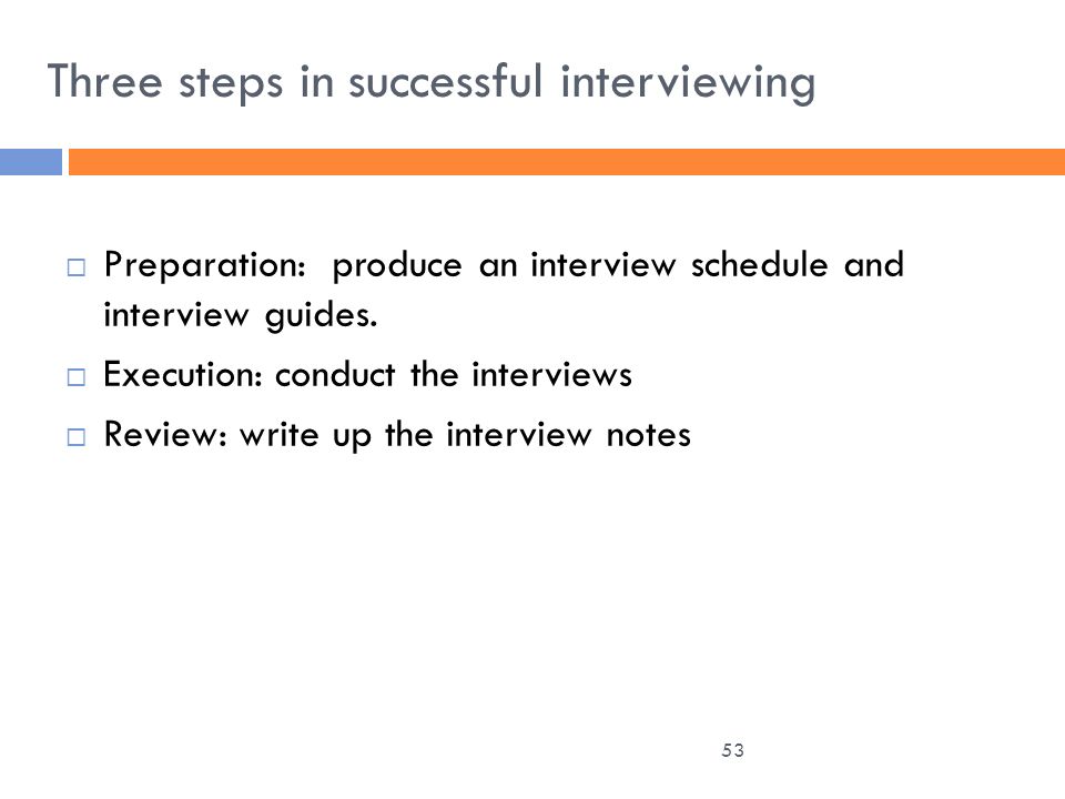 interview notes