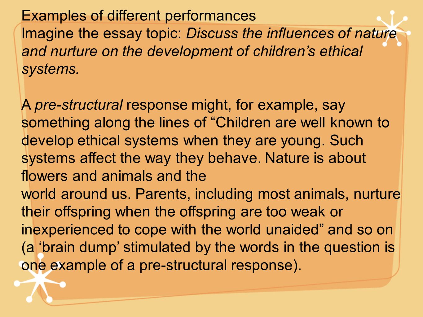 nature vs nurture essay topics nature vs nurture essay topics