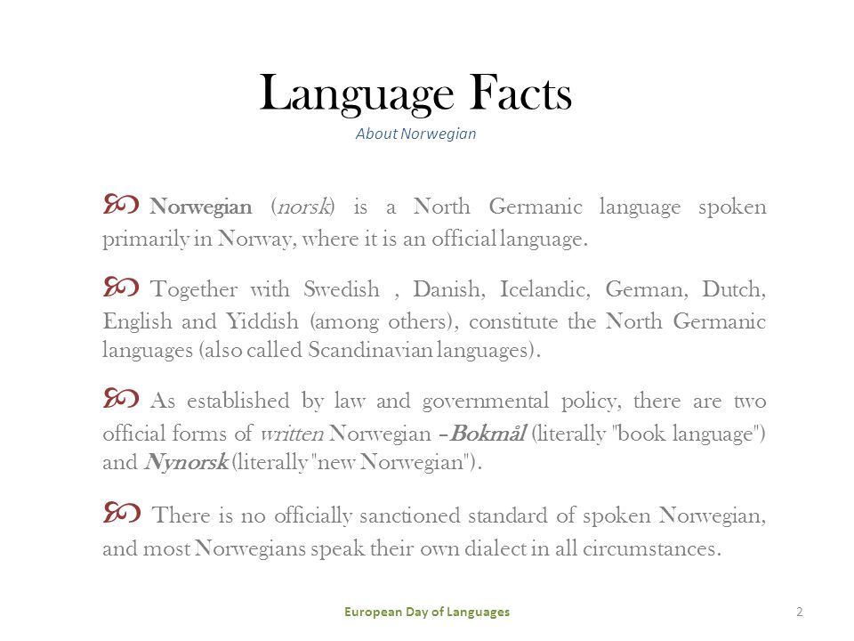 norsk language norsk language