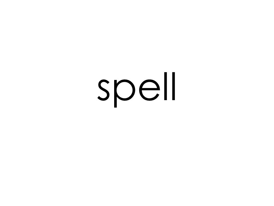 spell
