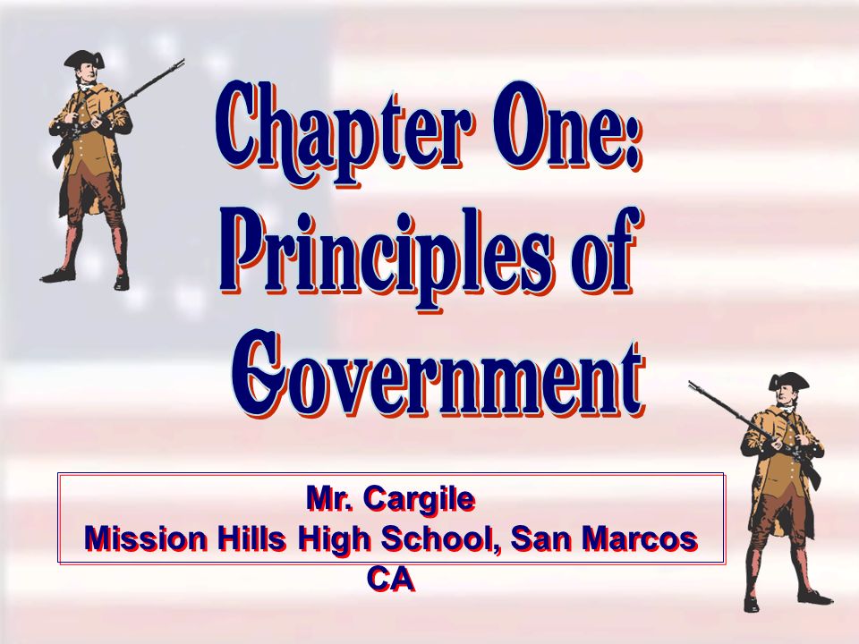 Mr. Cargile Mission Hills High School, San Marcos CA Mr.