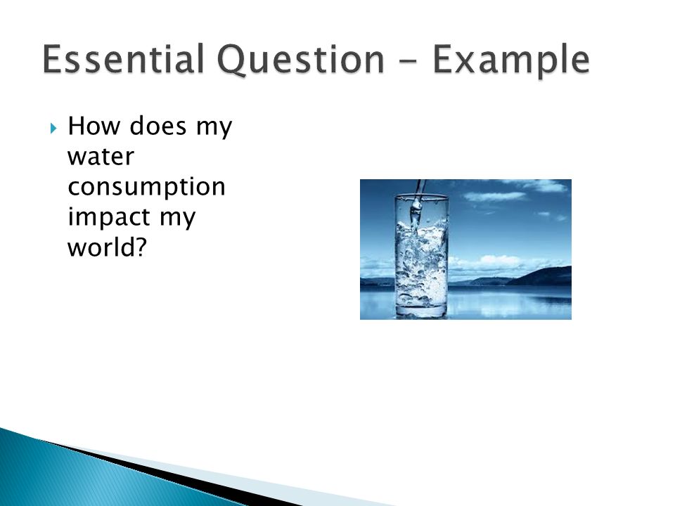 How does my water consumption impact my world