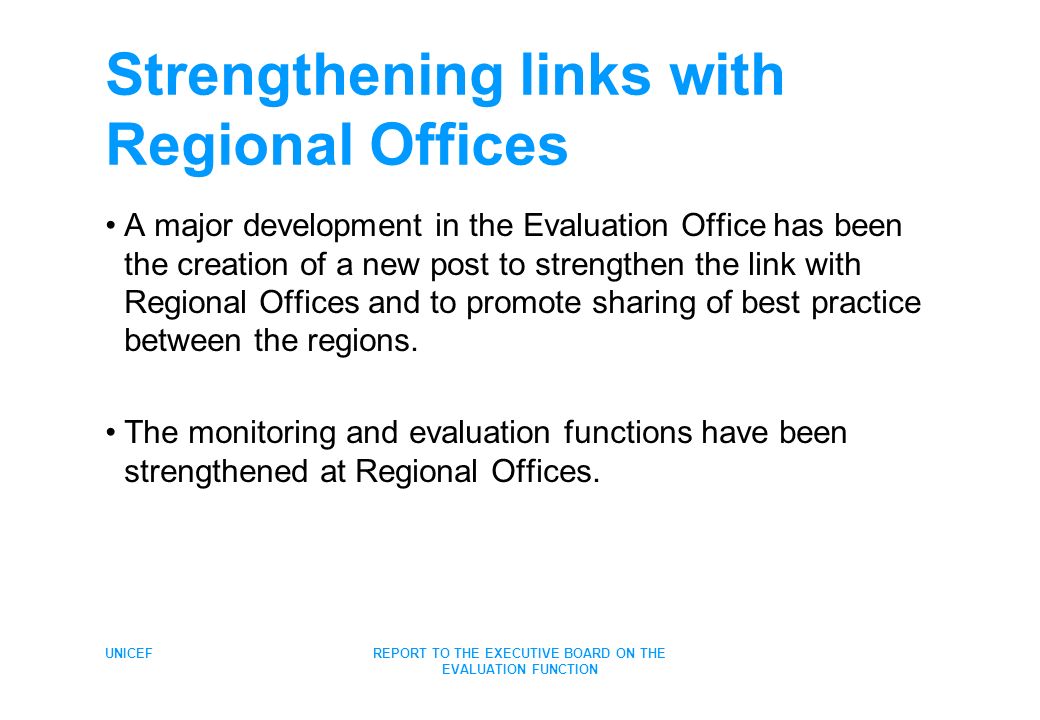 evaluation office