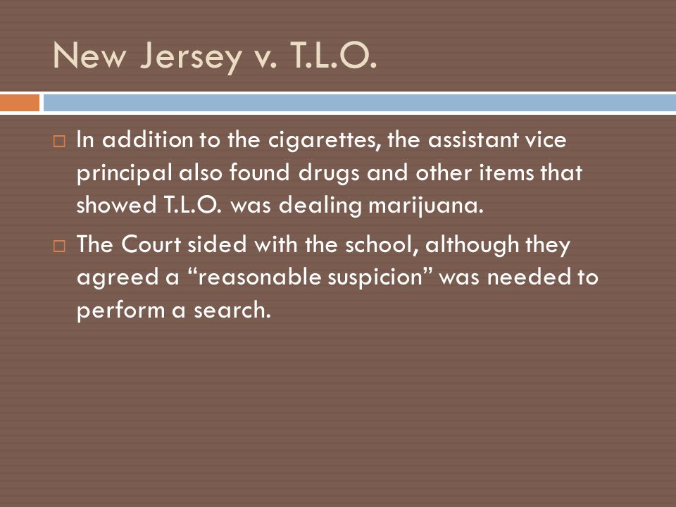 New Jersey v. T.L.O.