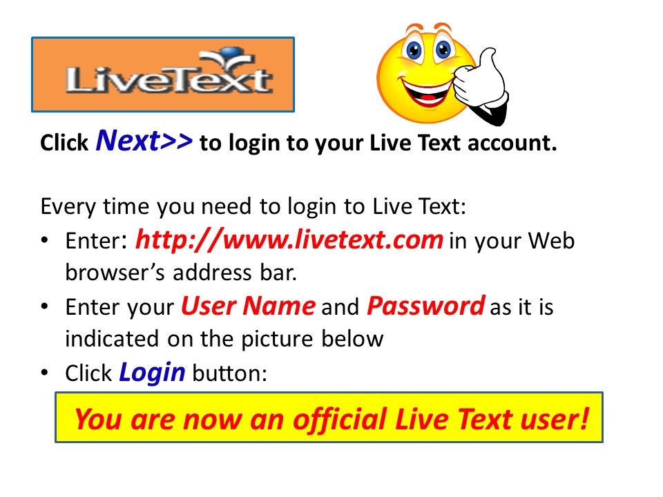 If your Account Activation Completed page displays your Username and Password then your registration was successful!!!.