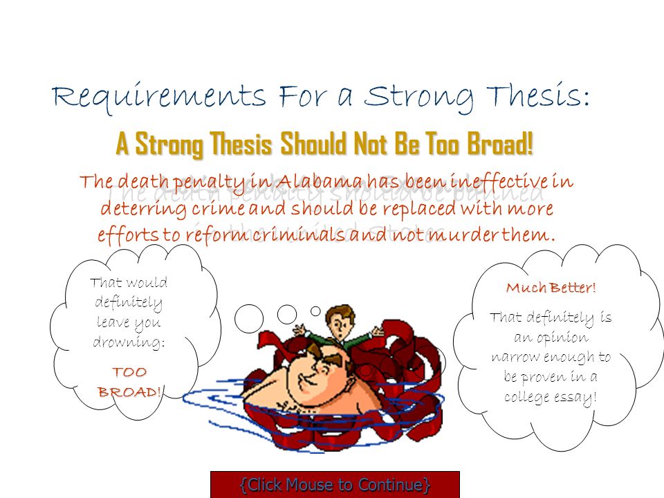 How Long Are Thesis Statements