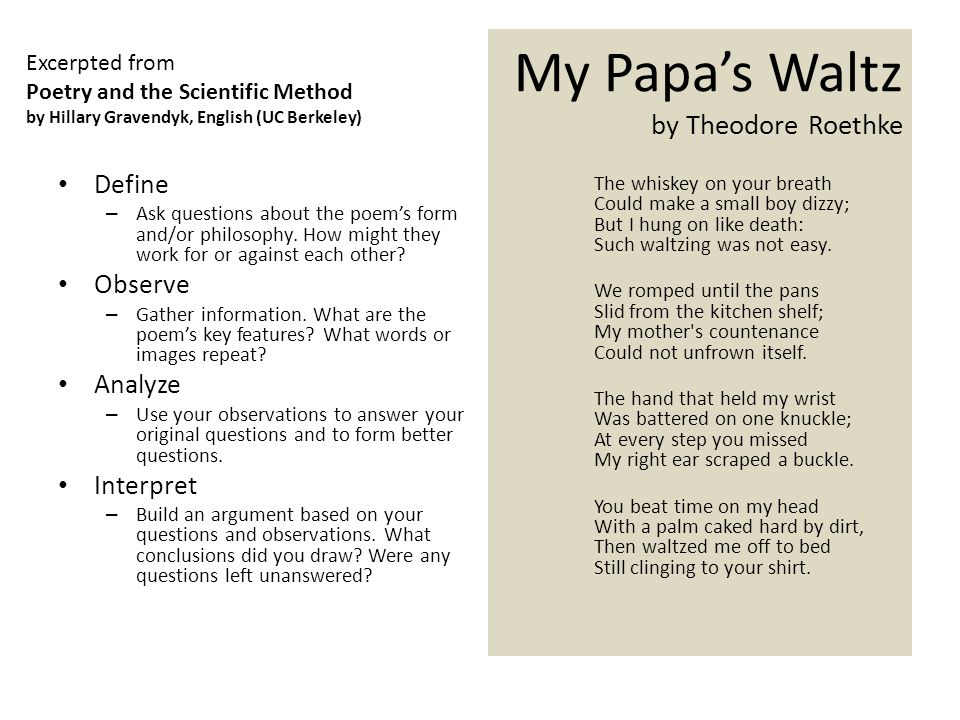 the message in my papas waltz a poem by theodore roethke the message in my papas waltz a poem by theodore roethke