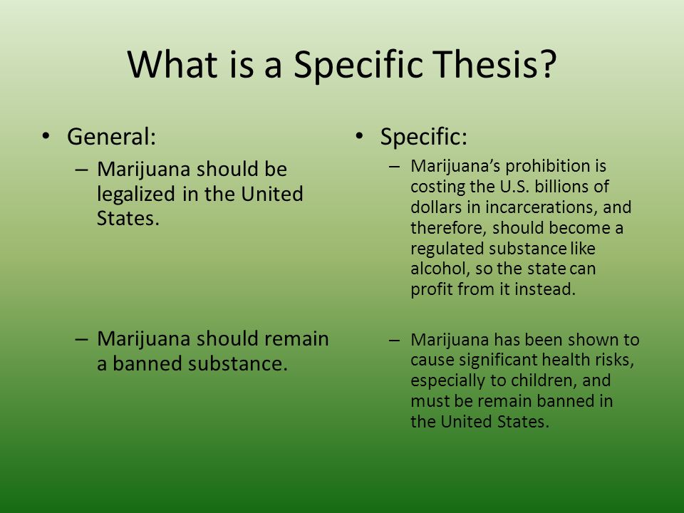 marijuana should be essay