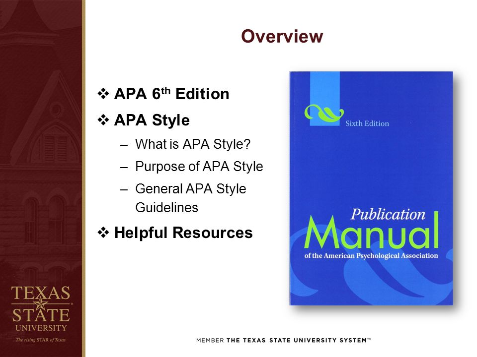 what is apa 6