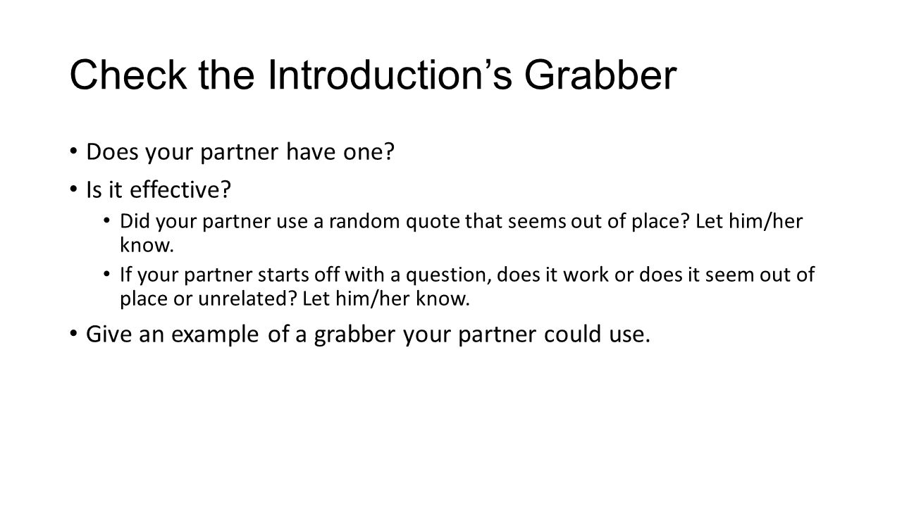 Thesis Statement Checker