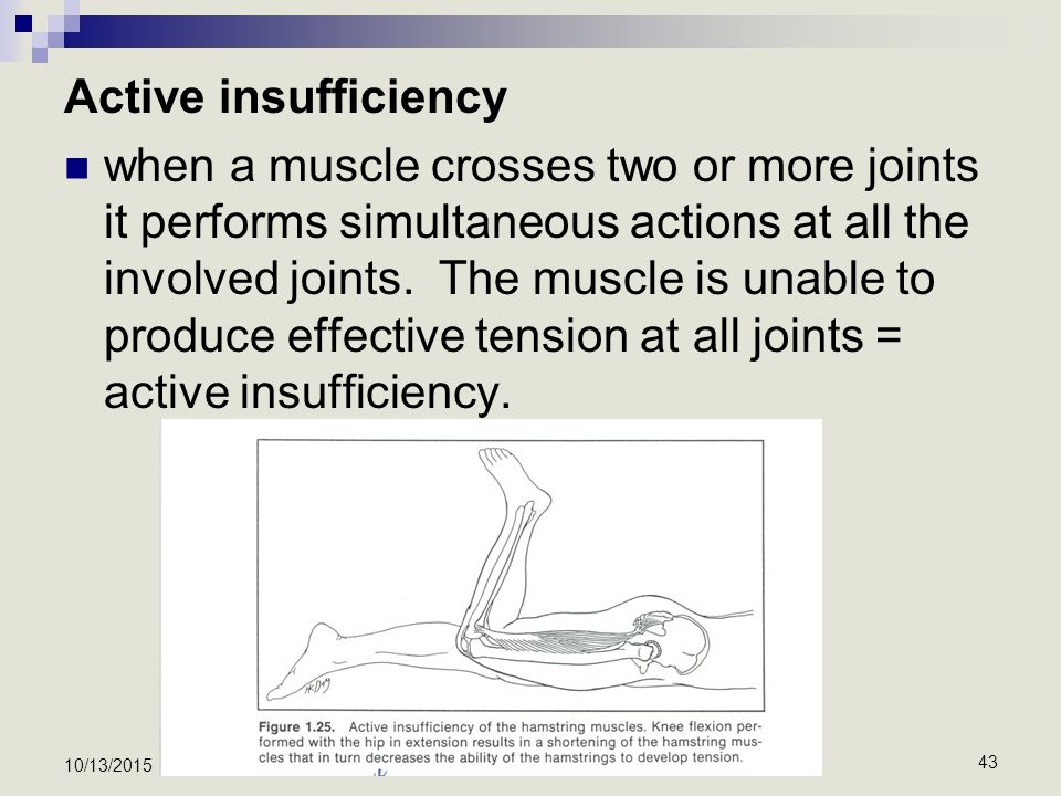 what is active and passive insufficiency