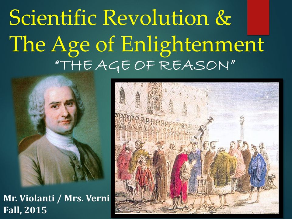 scientific revolution age of enlightenment