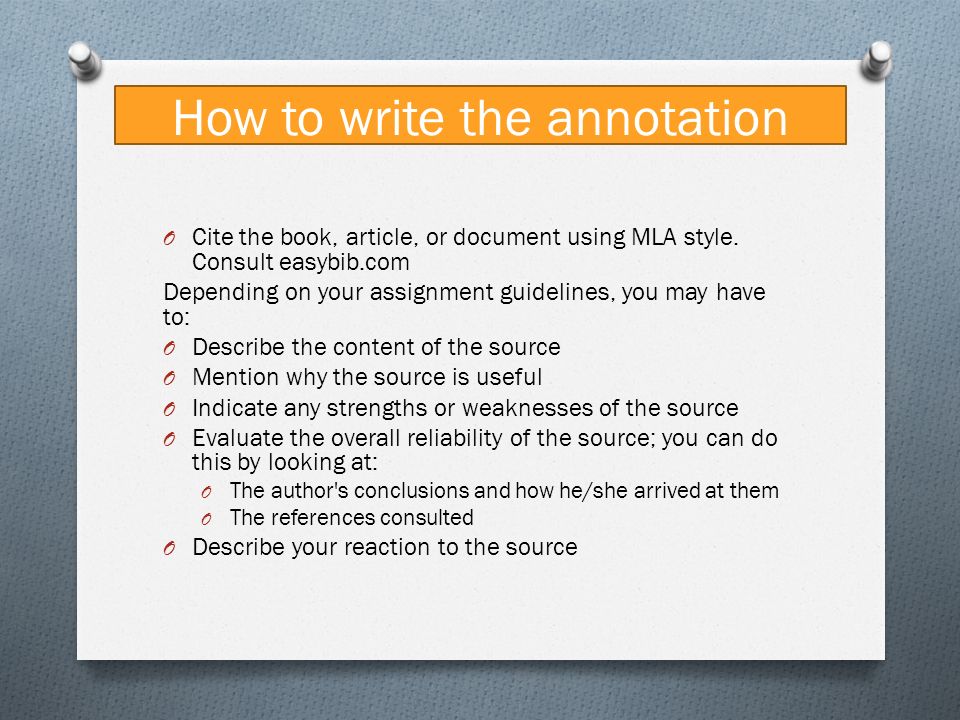 Article annotation