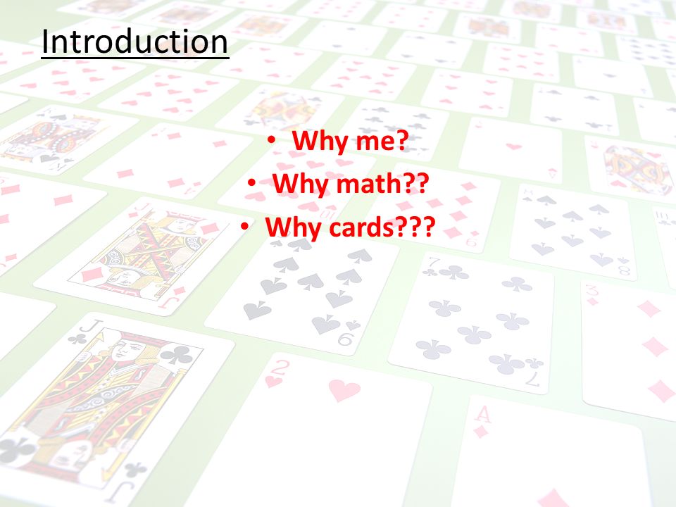 ONE HUNDRED TEKS BASED IDEAS WITH ONE DECK OF CARDS ! BY: DEIDRE HANNIBLE DESOTO ISD