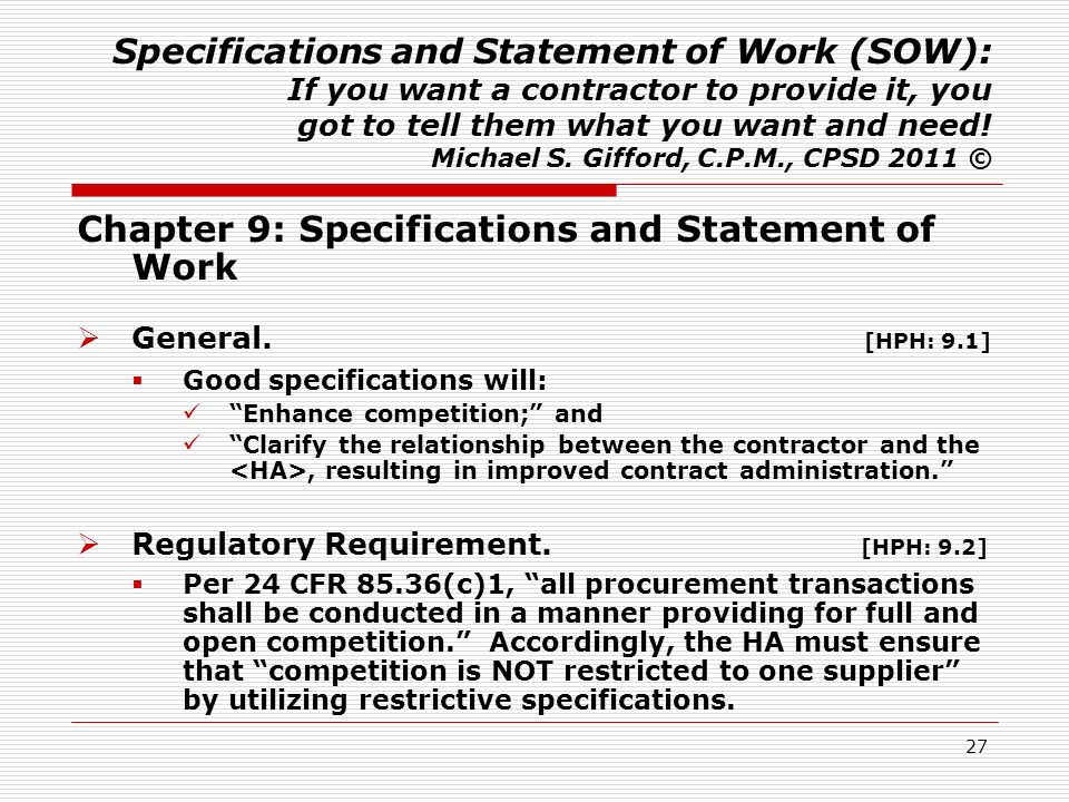 sow contract