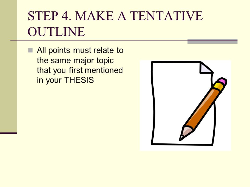 tentative outline for research paper tentative outline for research paper