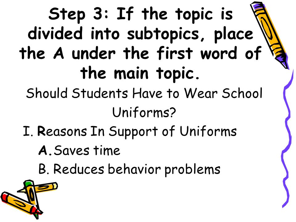 Should children wear school uniform essay