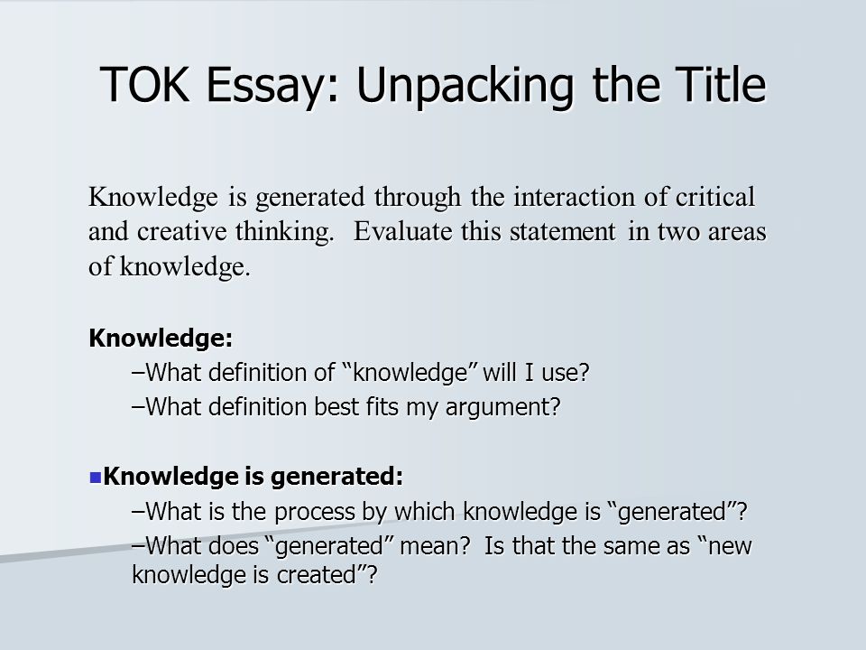 evaluation essay definition