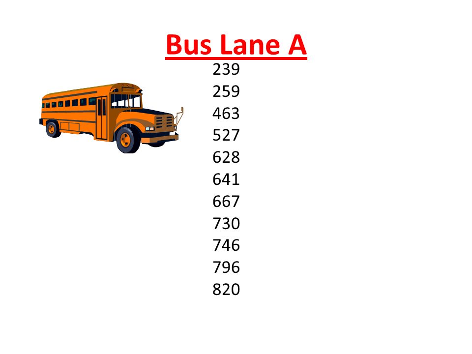 Bus Lane A