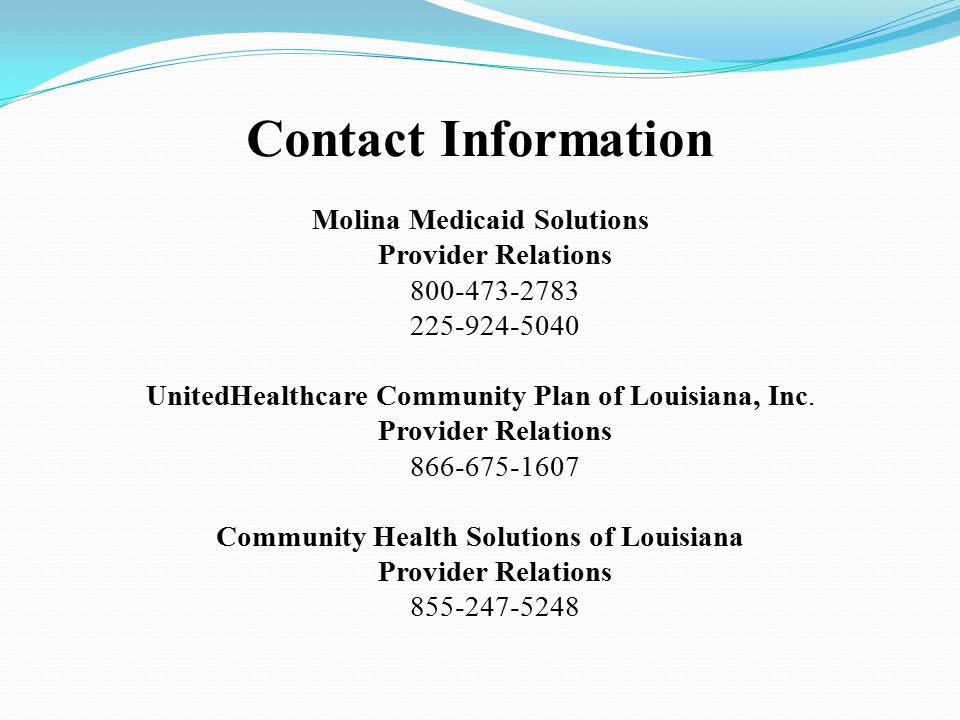 molina medicaid solutions