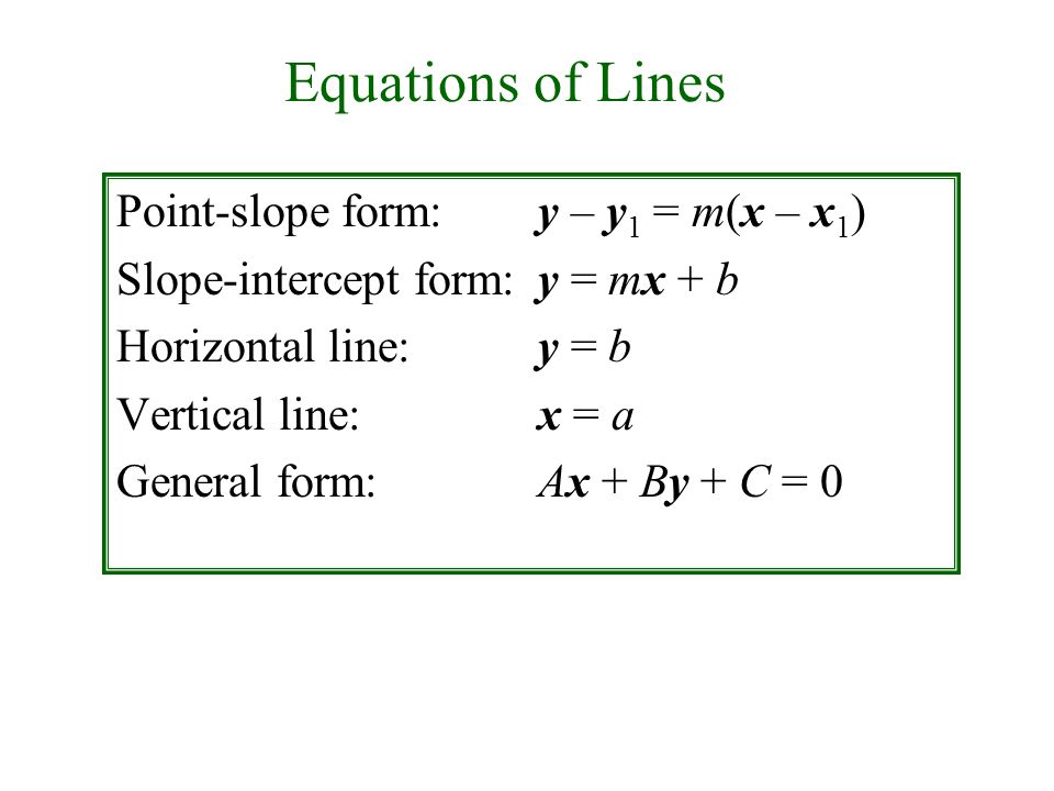 Equation Of A Line Definition Talkchannels Equation Of A Line General Form Talkchannels