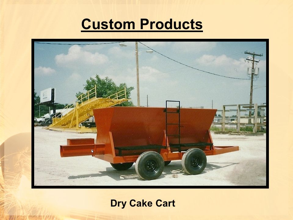 Custom Products Dry Cake Cart