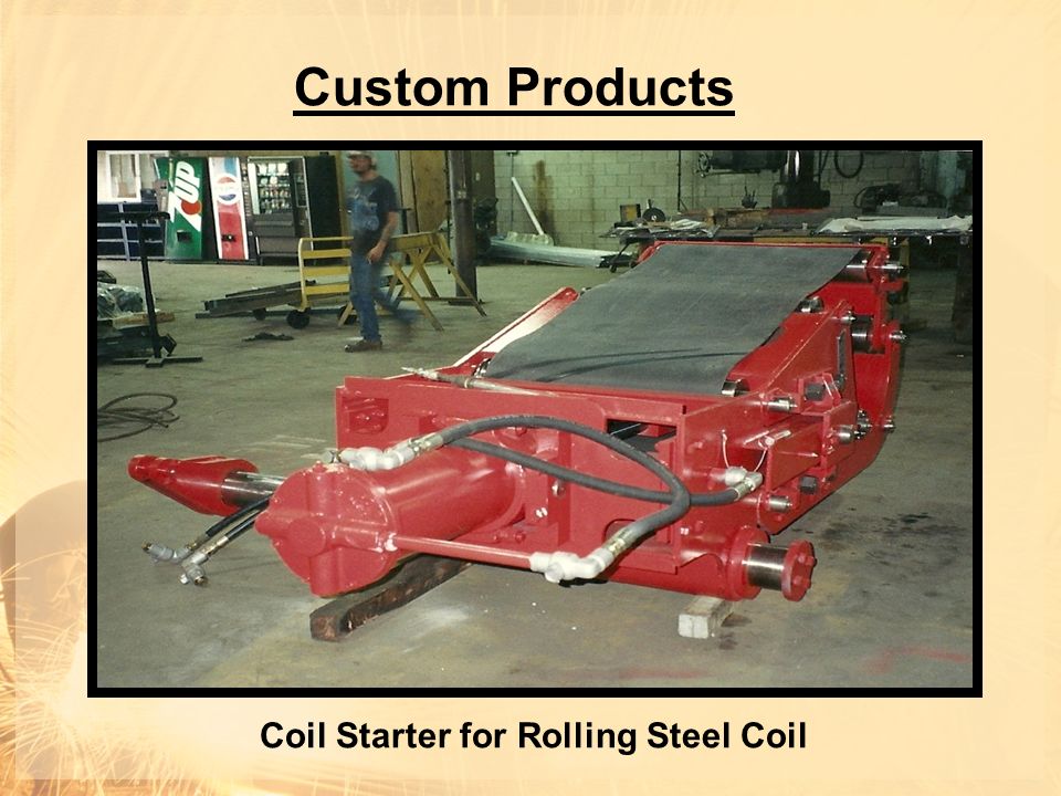 Custom Products Coil Starter for Rolling Steel Coil