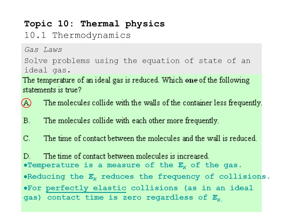 Gas Laws State The Equation Of For An Ideal Describe Gas Laws Solve Problems Using The Equation Of State An Ideal