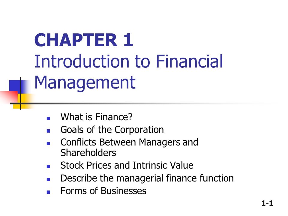 describe the goals of financial management • describe, in general terms chapter 1: introduction to healthcare financial management 5 the specific goals of financial management depend on. describe the goals of financial management • describe, in general terms chapter 1: introduction to healthcare financial management 5 the specific goals of financial management depend on.