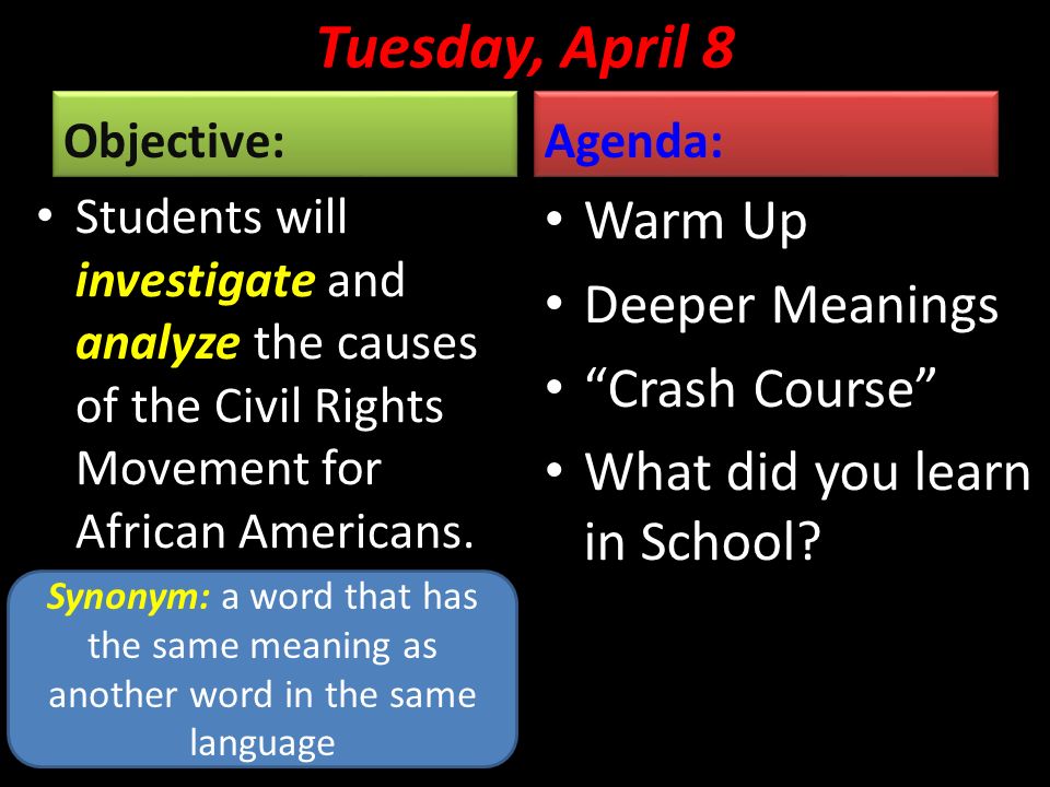 another word for agenda