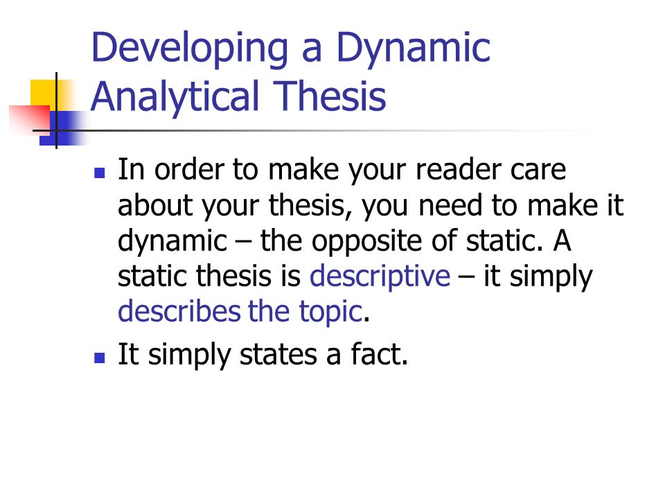 describe your method developing thesis statement describe your method developing thesis statement