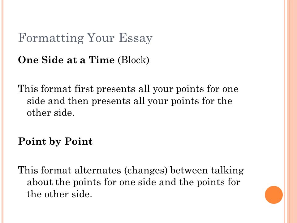 Sample Of Compare And Contrast Essay