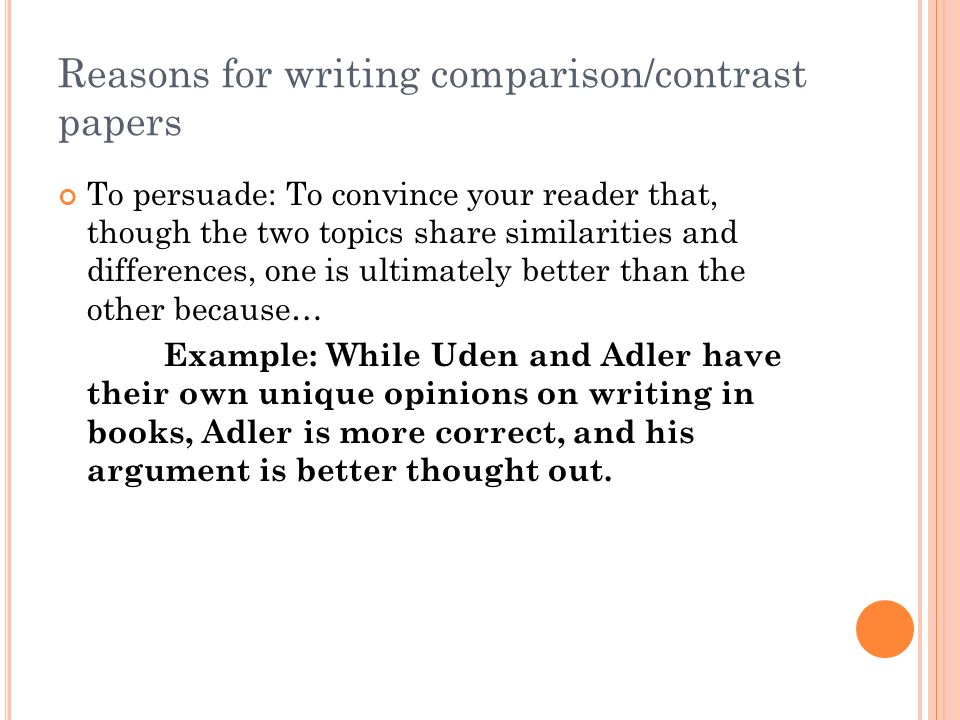 Compare and contrast two friends free essay