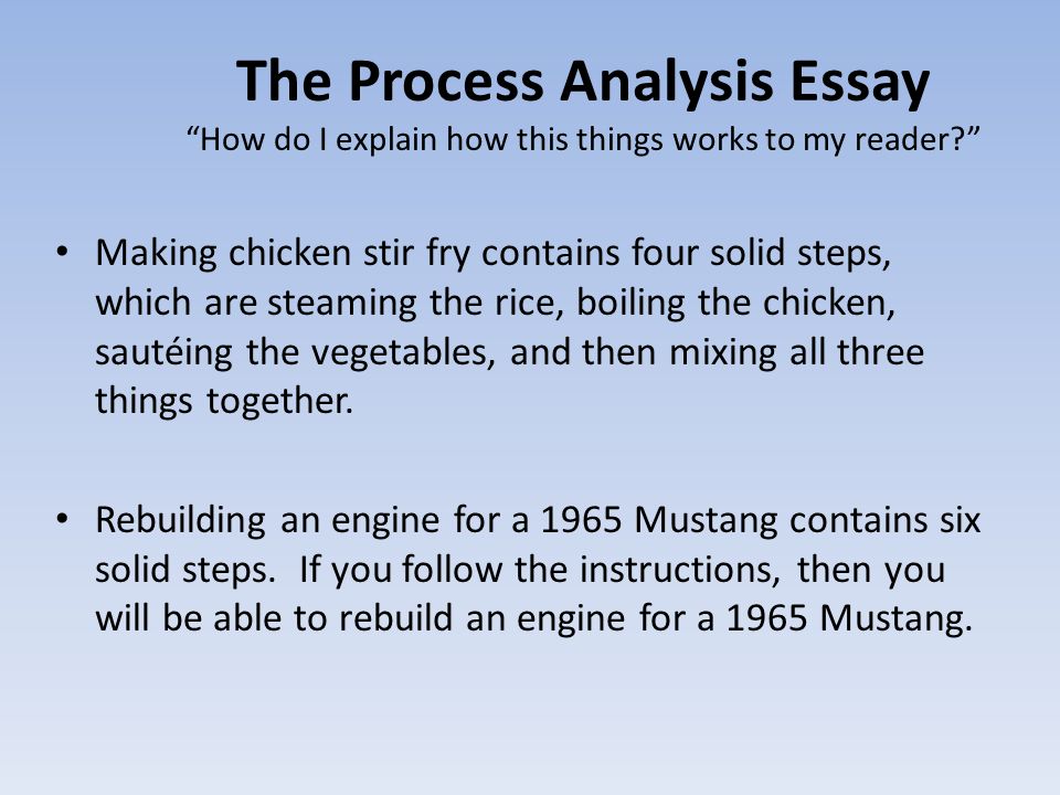ideas for process essays ideas for process essays