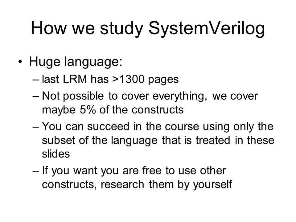 systemverilog lrm