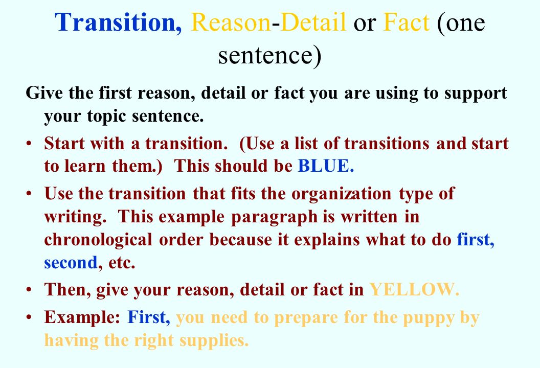 writing transition sentences writing transition sentences