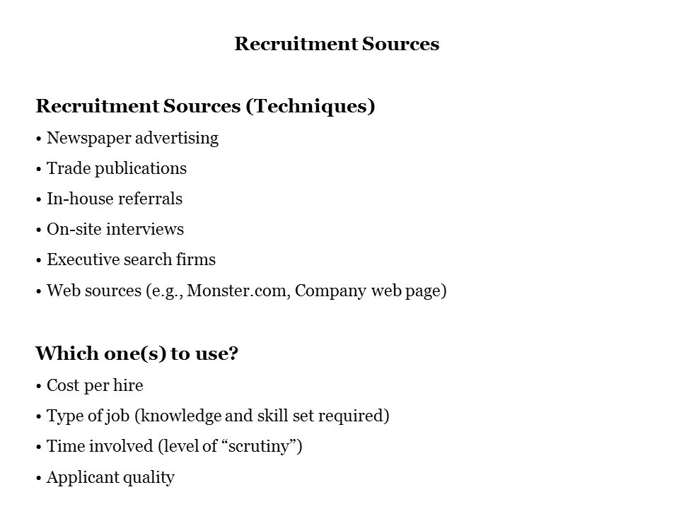 3 recruitment