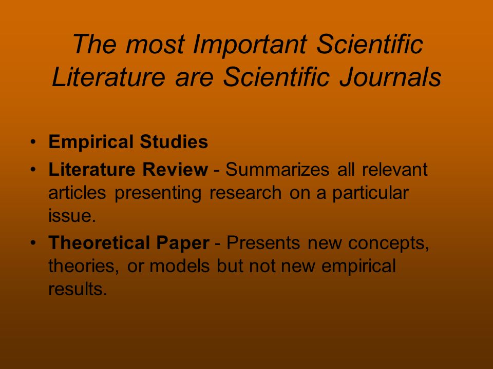 Literature Review Summary