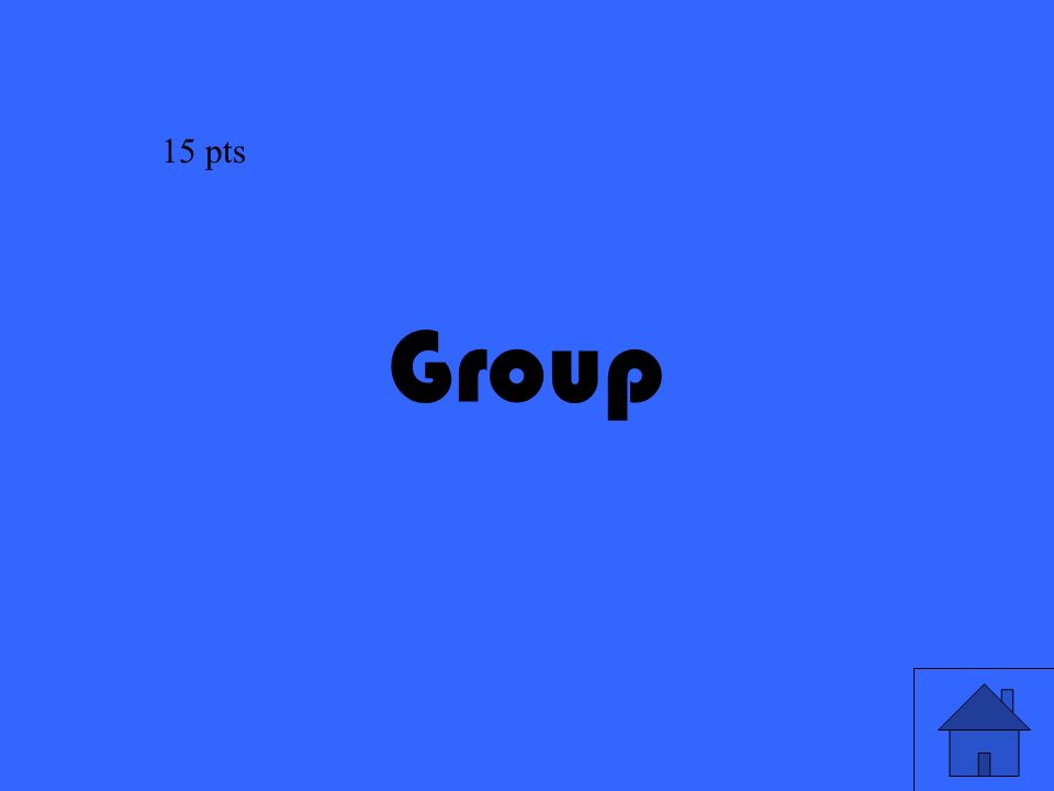 27 Group 15 pts