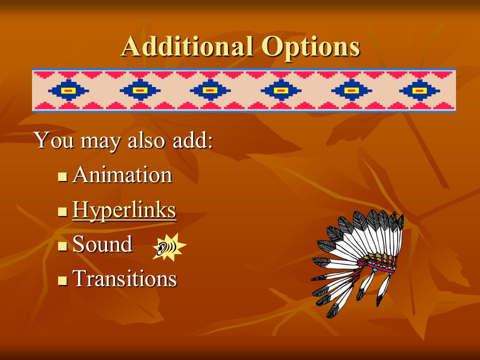 Finalize Review each slide Review each slide Make sure you have included all of your information Make sure you have included all of your information Make sure title has your name and Indian tribe Make sure title has your name and Indian tribe Double check that you added pictures Double check that you added pictures Make sure you changed the fonts and backgrounds Make sure you changed the fonts and backgrounds SAVE YOUR WORK!!!.