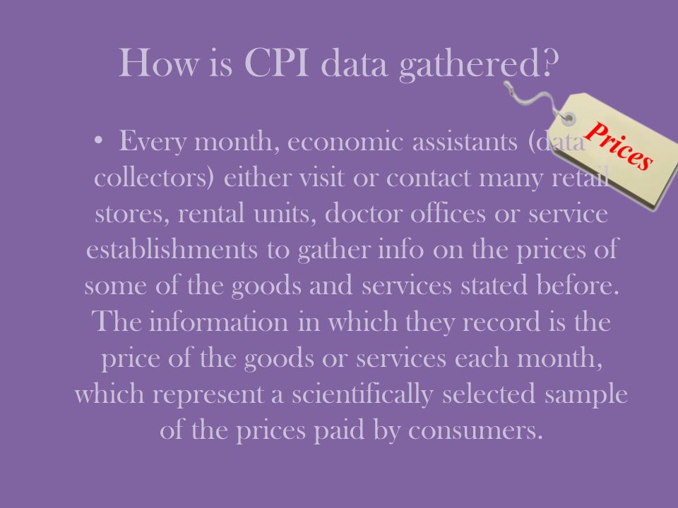 How is CPI data gathered.