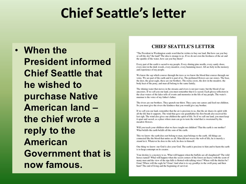 chief seattle chief seattle more correctly known as seathl was a chief seattle letter